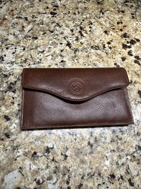 Samsonite Brown Leather Card & Key Holder Wallet